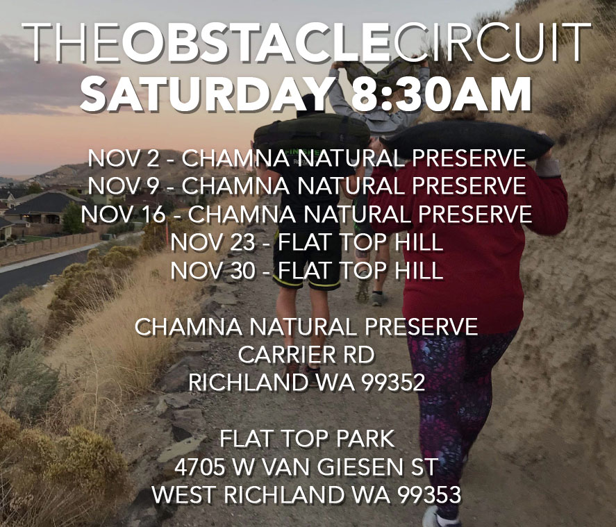 The Obstacle Circuit Fitness Class Schedule November 2019
