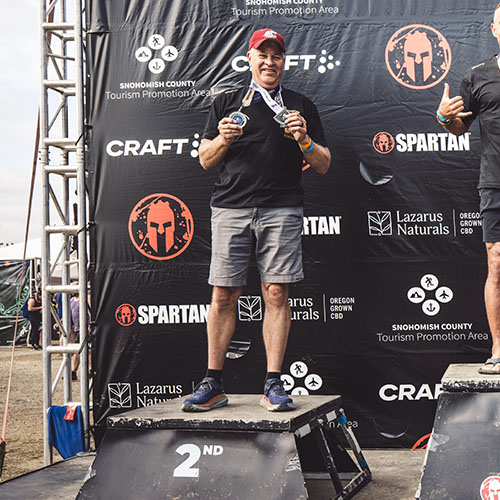 Spartan Race Seattle 2023 Super Age Group Podium