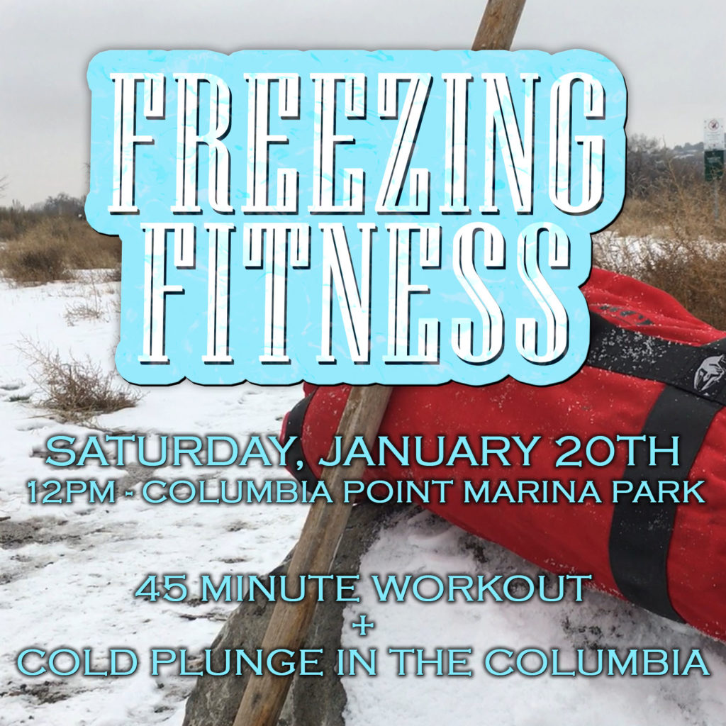 Freezing Fitness Workout and Cold Polar Plunge